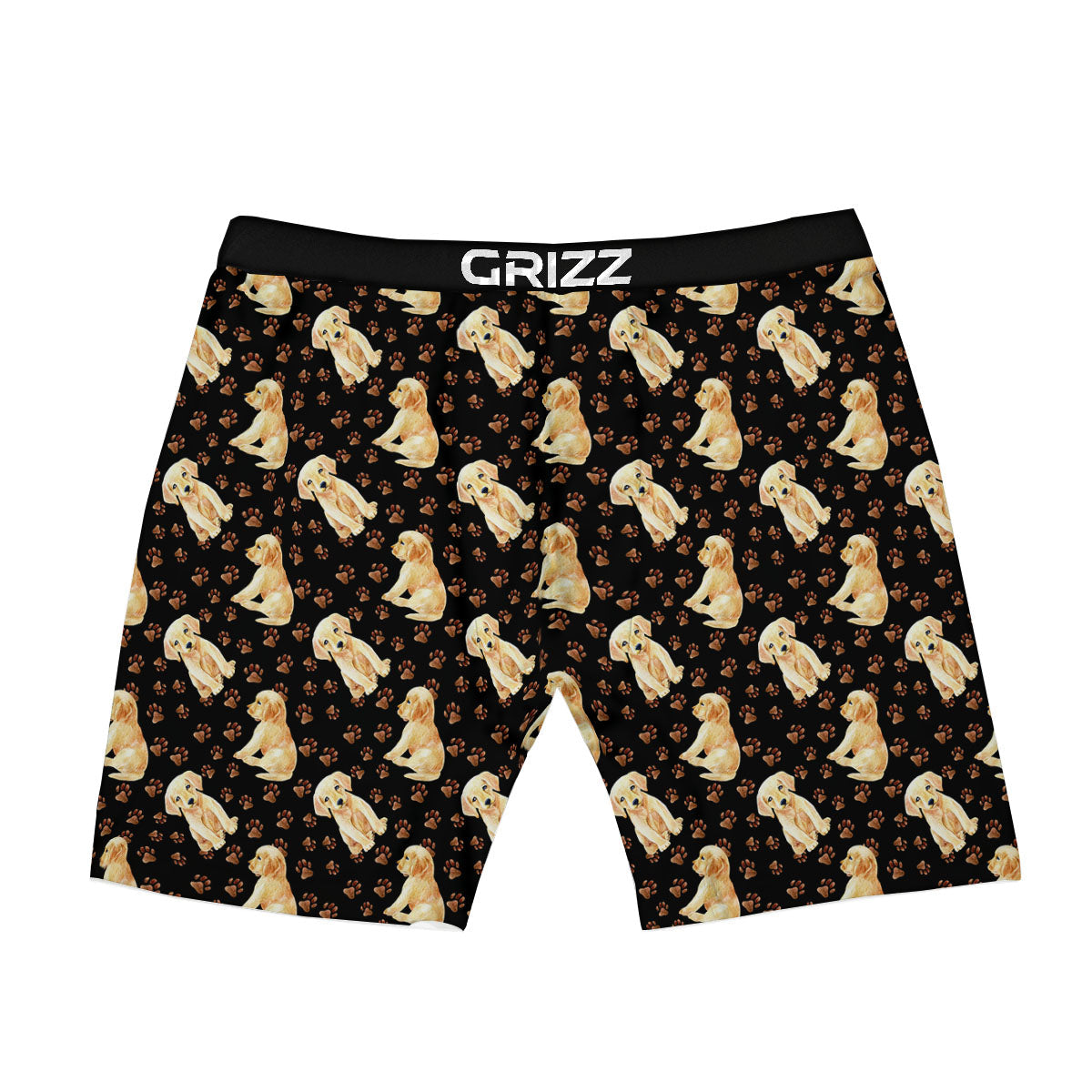 Puppy Labrador Retriever Print Pattern Boxer Briefs-grizzshop