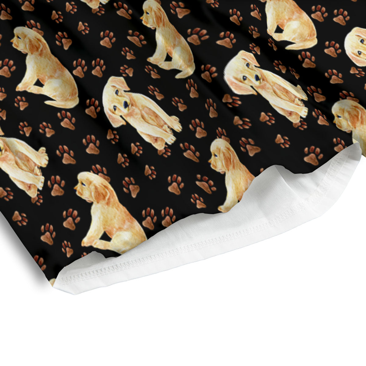 Puppy Labrador Retriever Print Pattern Men's Athletic Shorts