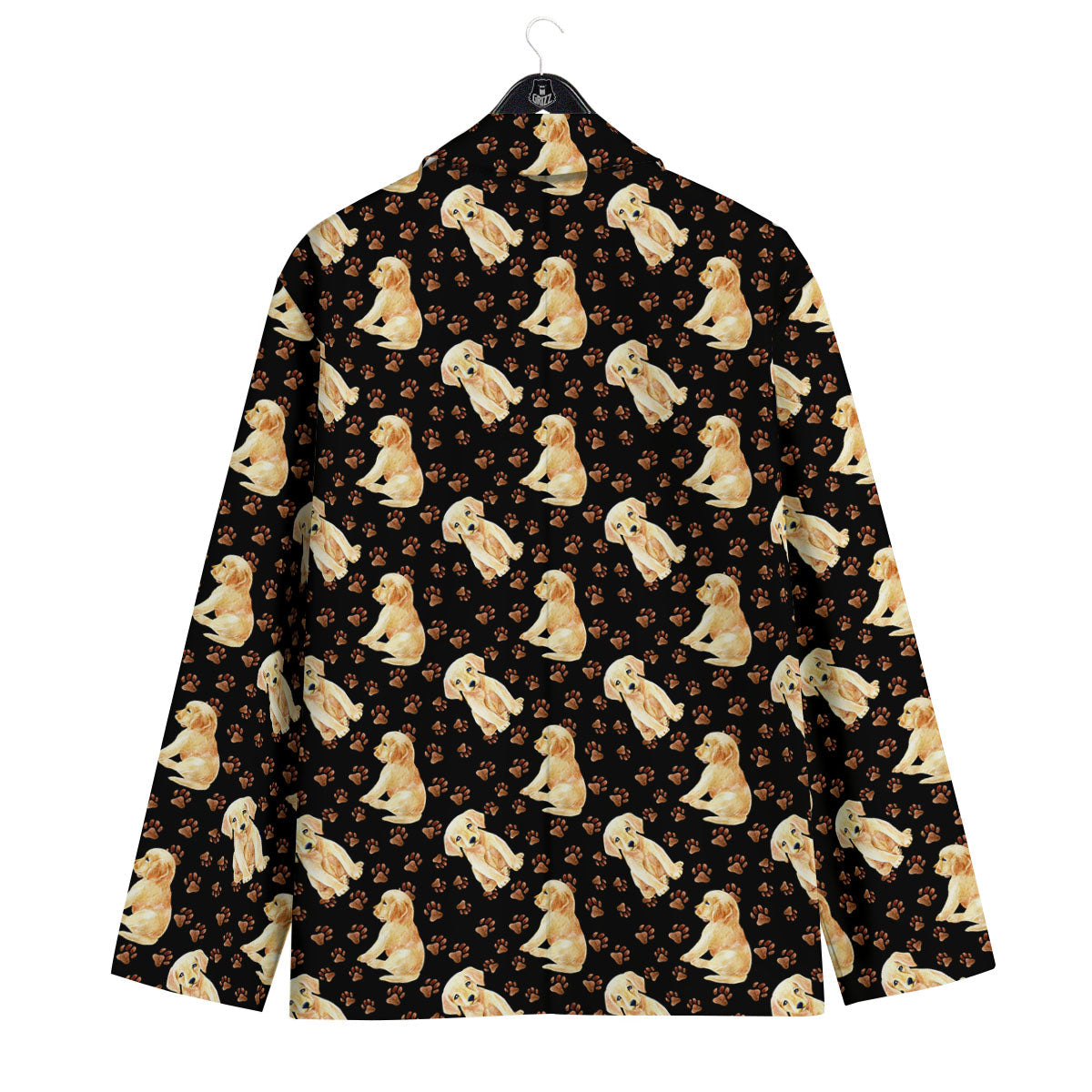 Puppy Labrador Retriever Print Pattern Men's Sport Coat-grizzshop