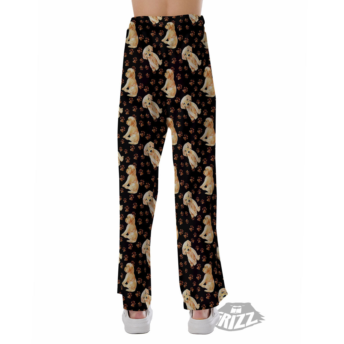 Puppy Labrador Retriever Print Pattern Pajama Pants-grizzshop