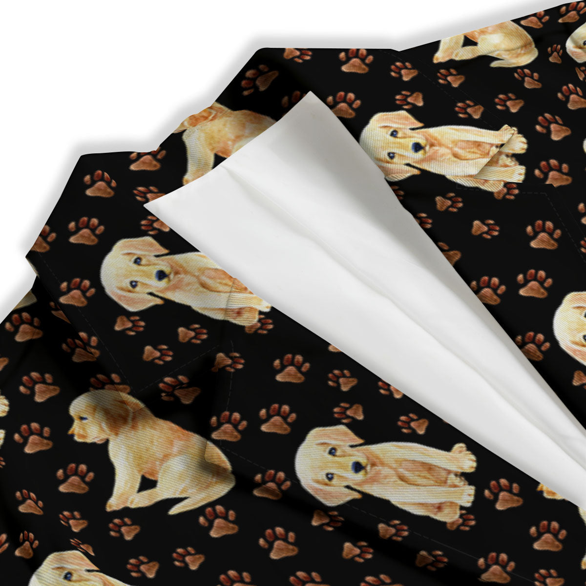 Puppy Labrador Retriever Print Pattern Women's Blazer-grizzshop