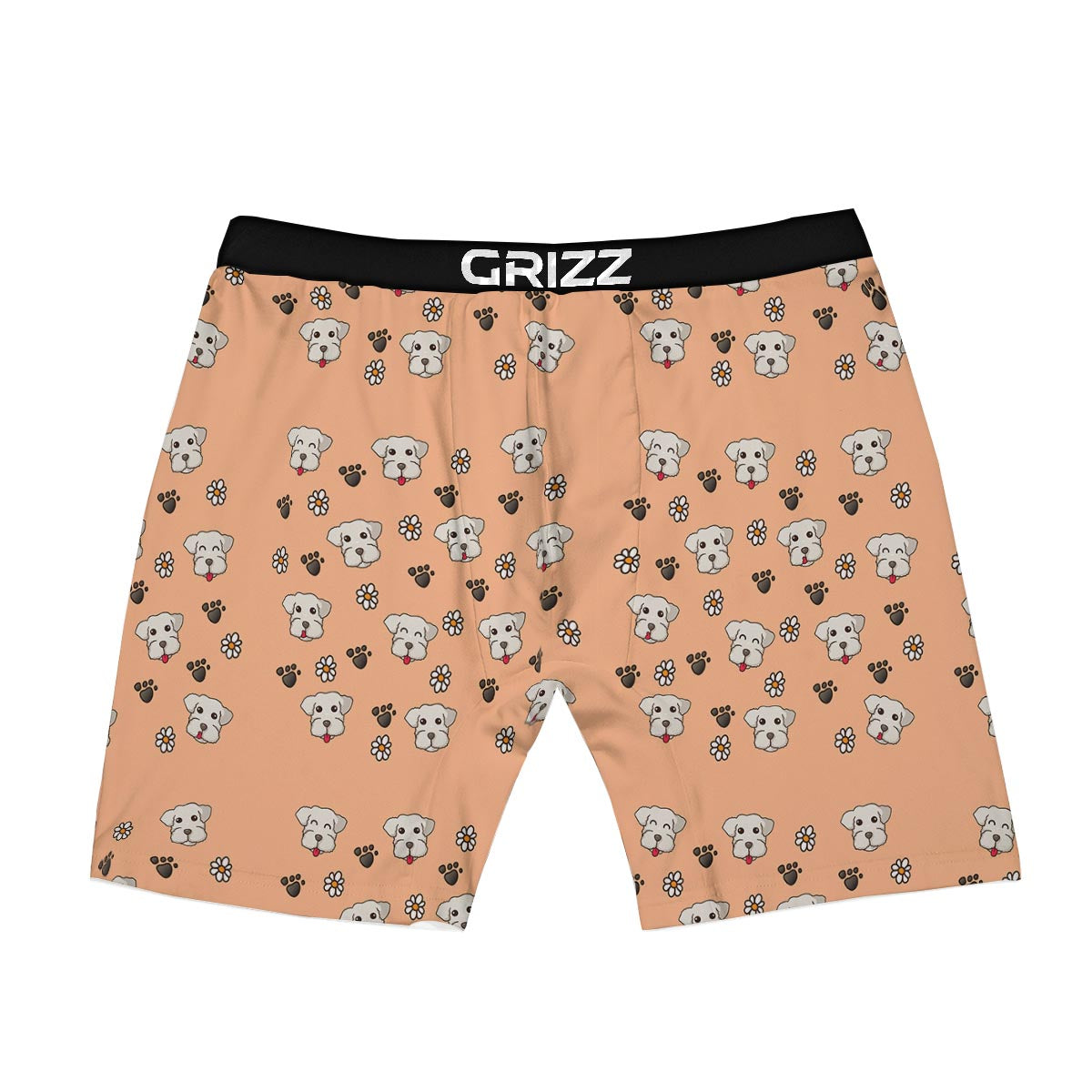 Puppy Shih Tzu Print Pattern Boxer Briefs-grizzshop