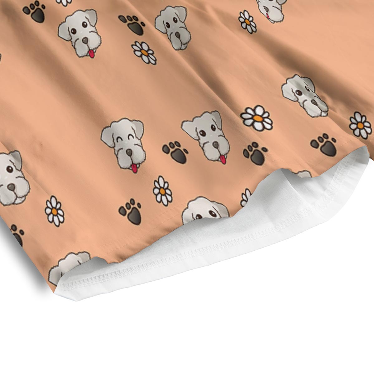 Puppy Shih Tzu Print Pattern Men's Athletic Shorts
