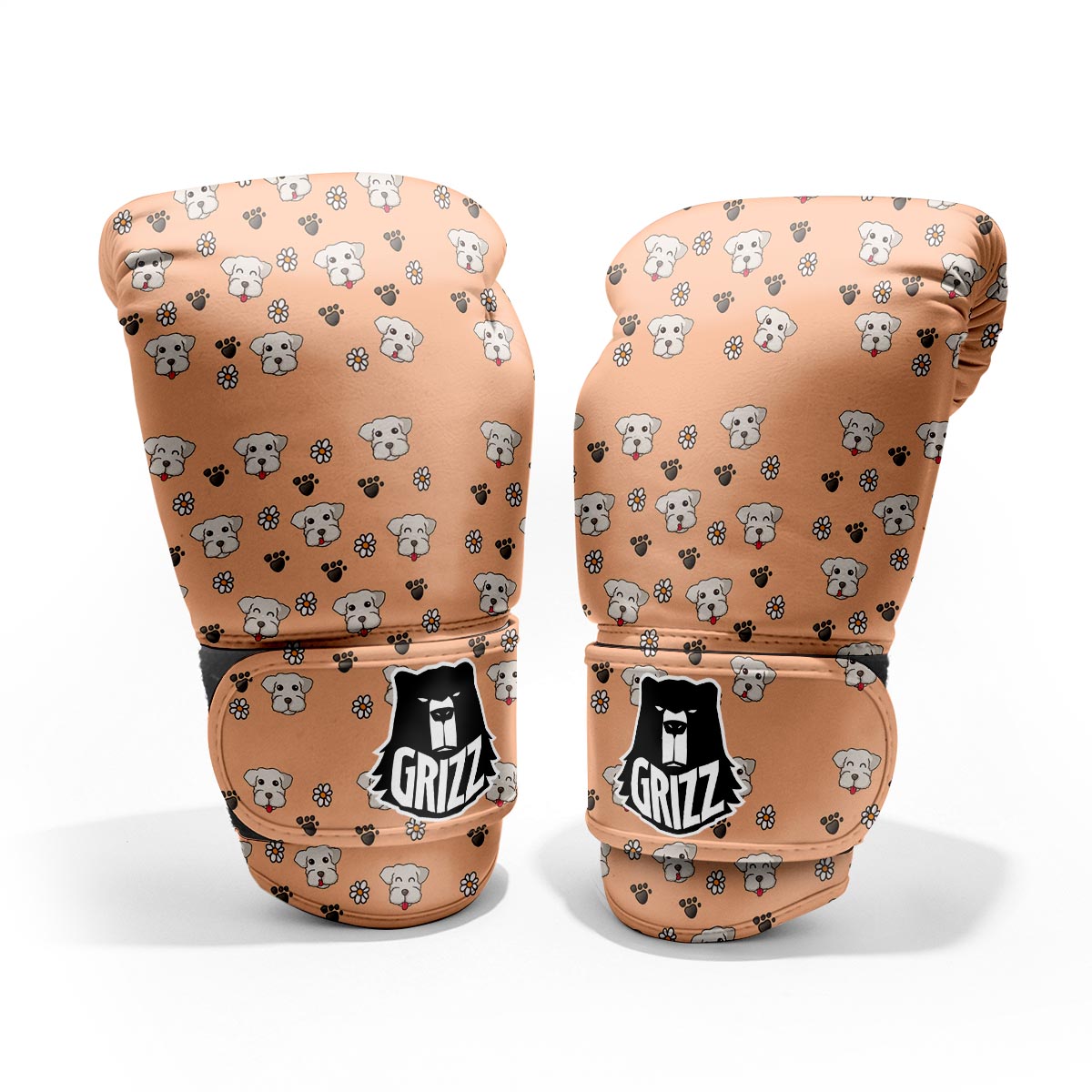 Puppy Shih Tzu Print Pattern Pro Boxing Glove