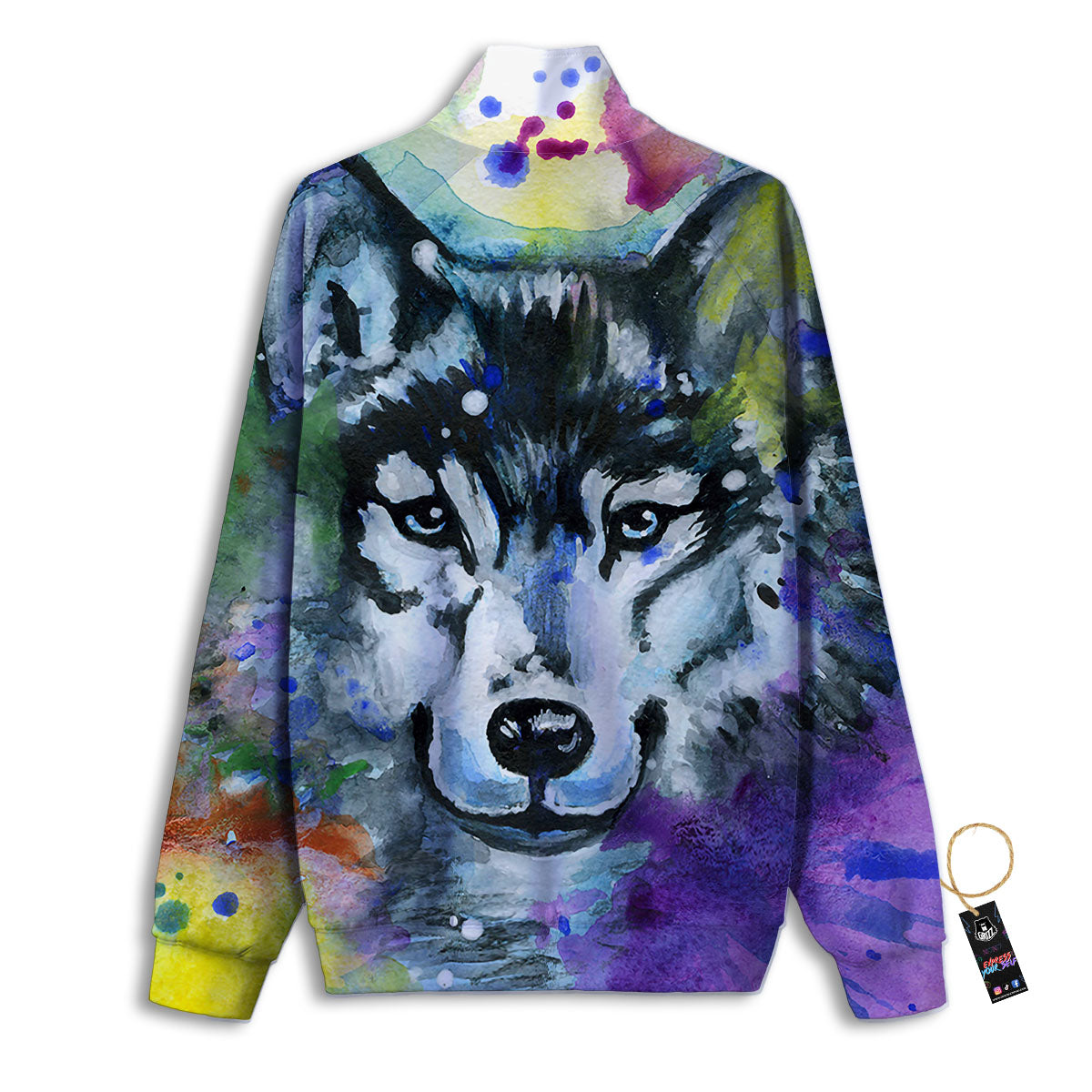 Puppy Shih Tzu Print Pattern Track Jacket-grizzshop