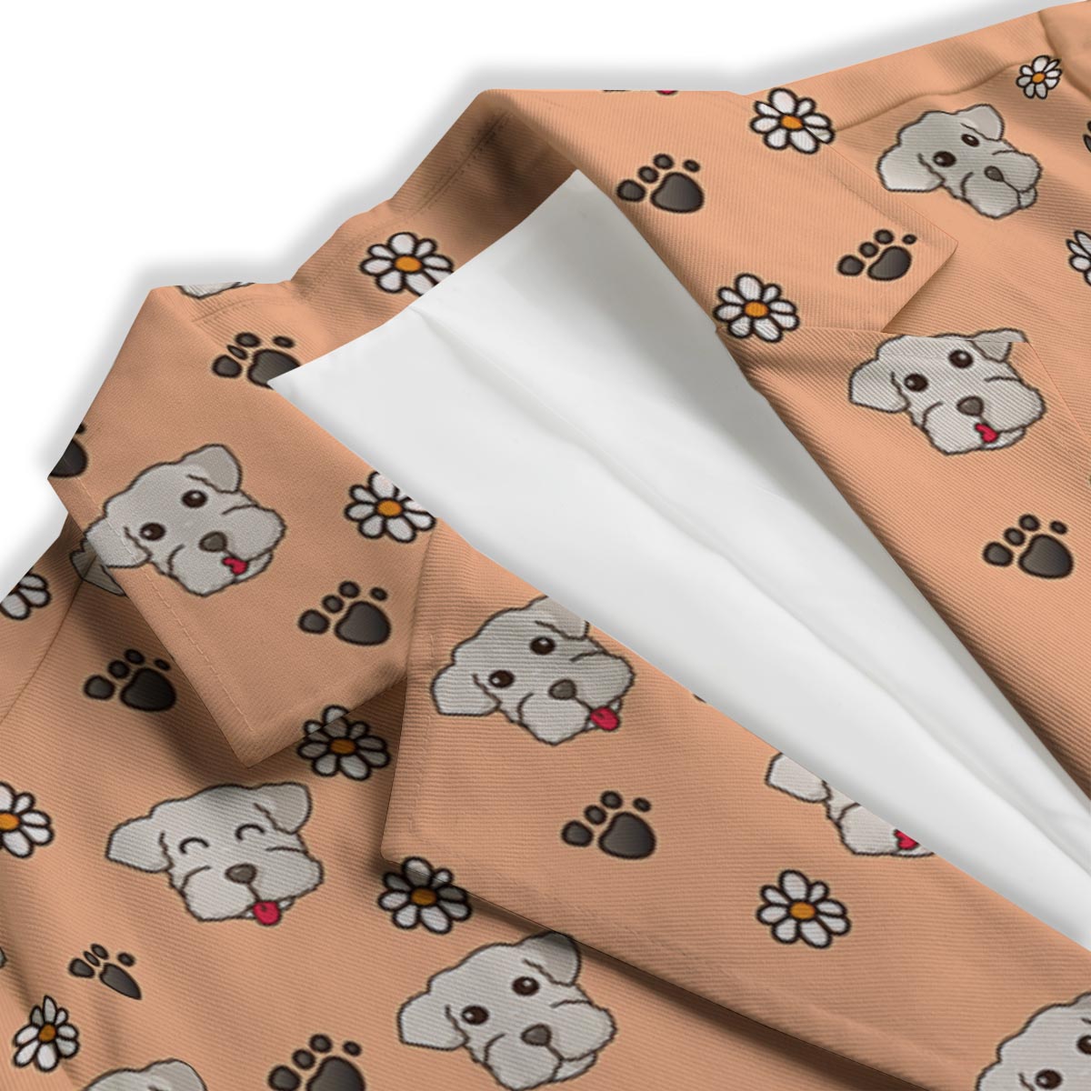 Puppy Shih Tzu Print Pattern Women's Blazer-grizzshop