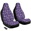 Purple Abstract Color Paint Print Car Seat Covers-grizzshop