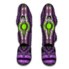 Purple African Dashiki Muay Thai Shin Guards-grizzshop