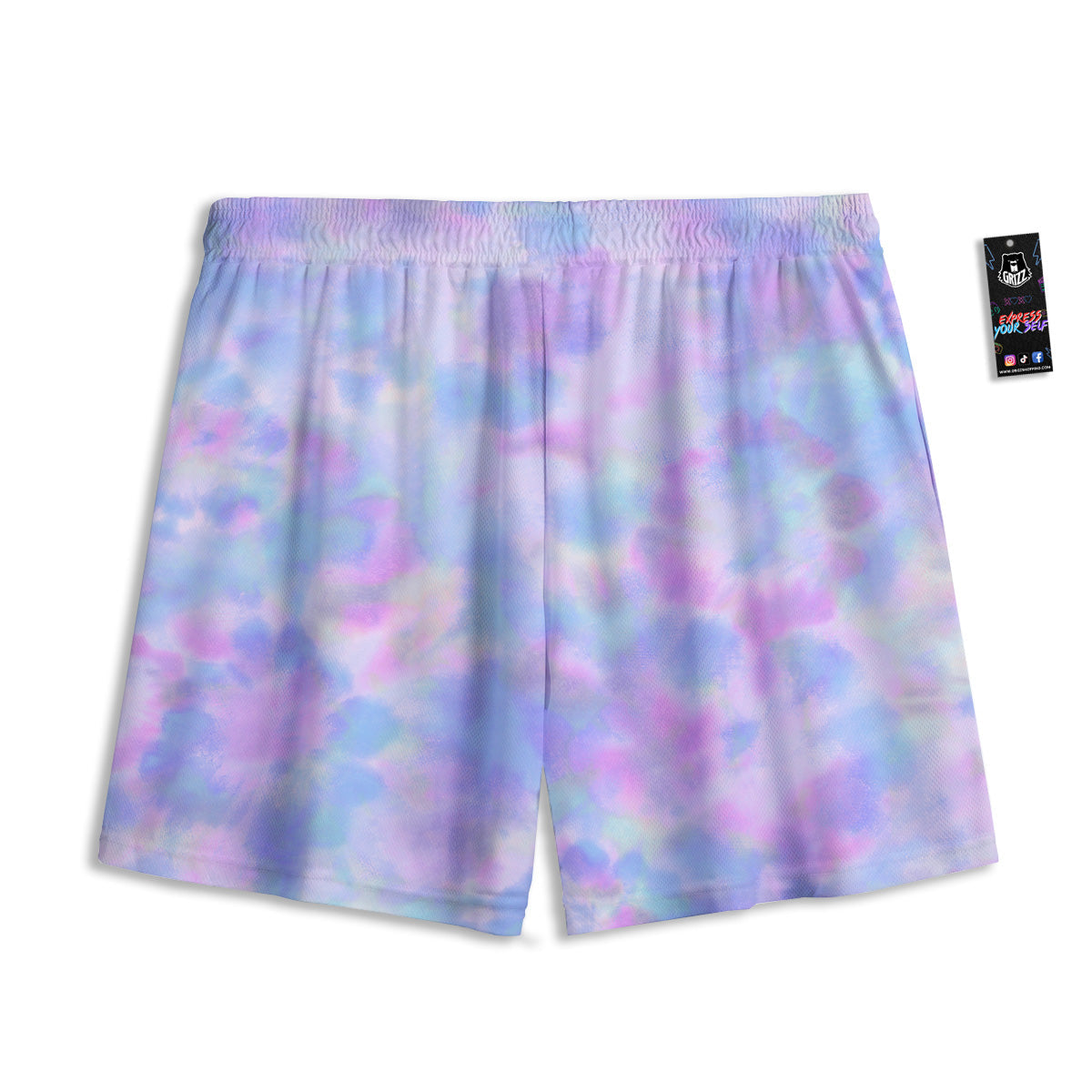 Planets Doodle Print Pattern Mesh Shorts