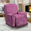 Purple Bandana Print Recliner Slipcover-grizzshop