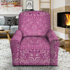 Purple Bandana Print Recliner Slipcover-grizzshop