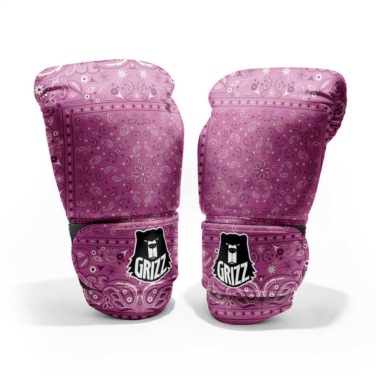 Purple Bandana Print Pro Boxing Glove