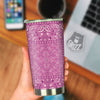 Purple Bandana Print Tumbler-grizzshop