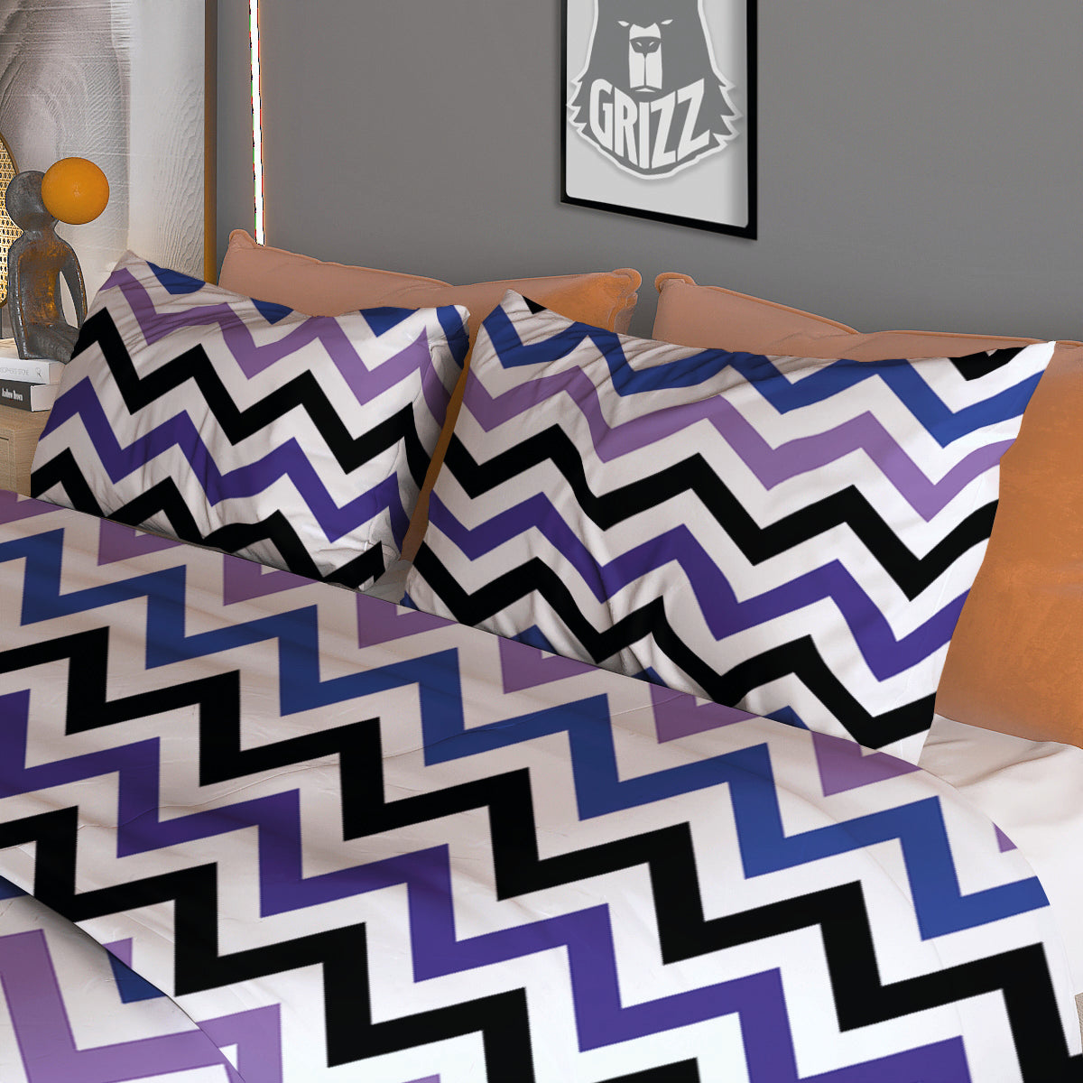 Playing Cards Four Jacks Print Pattern Duvet Cover Bedding Set