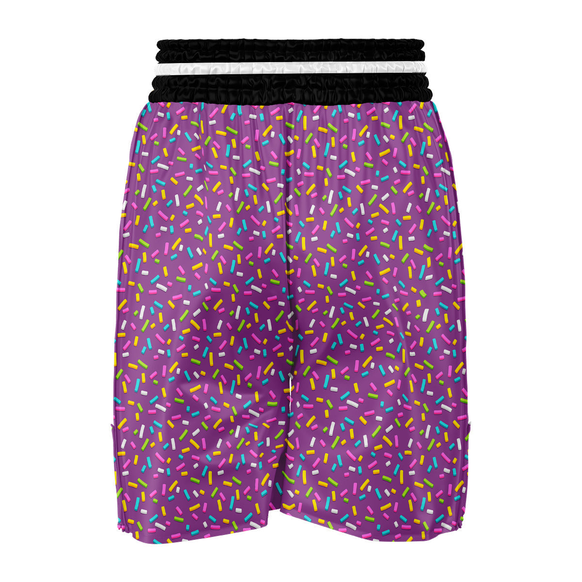 Purple Candy Sprinkles Sweet Print Pattern Boxing Shorts-grizzshop