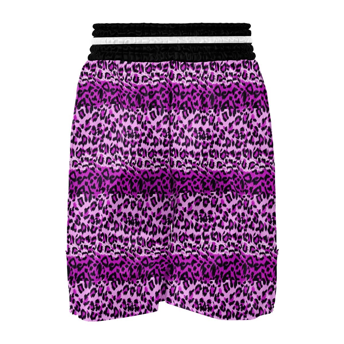 Purple Cheetah Leopard Pattern Print Boxing Shorts-grizzshop