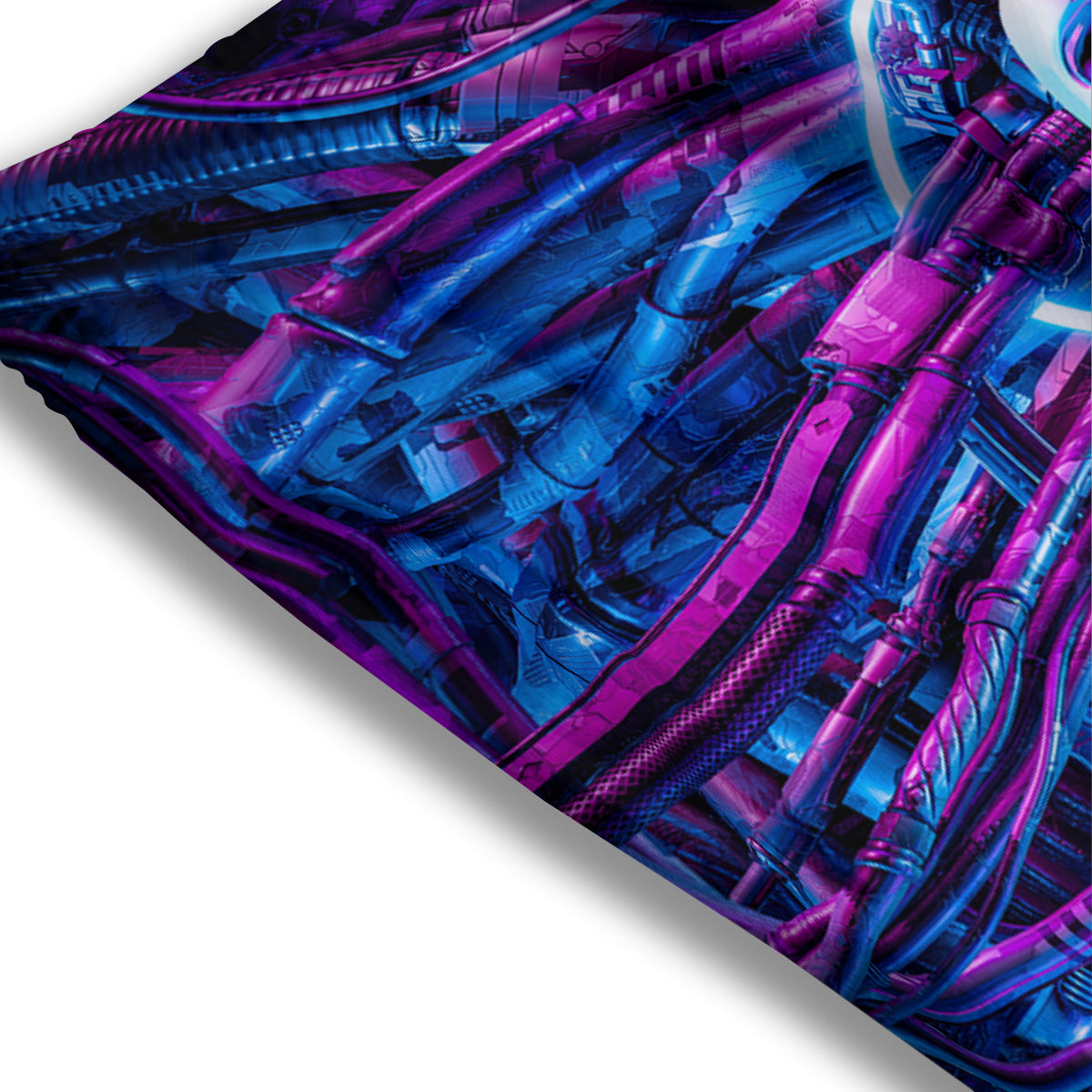 Rock And Roll Grunge Print Pattern Mesh Shorts