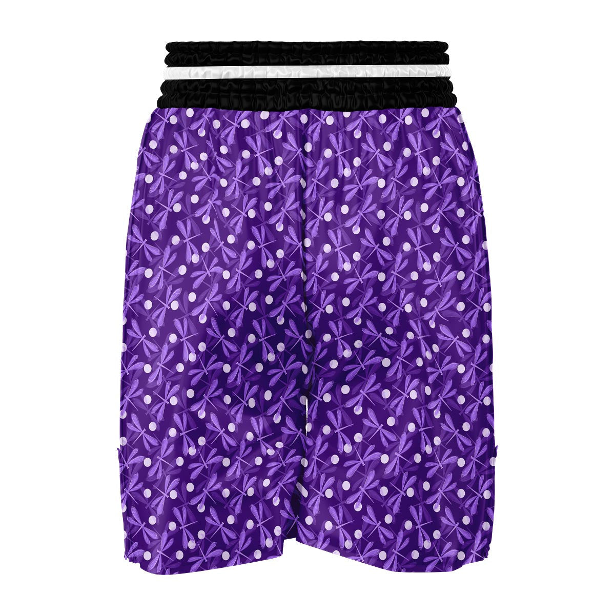 Purple Dragon fly Boxing Shorts-grizzshop