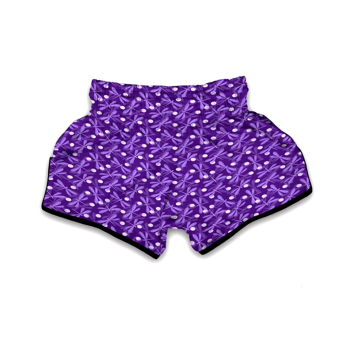 Purple Dragon fly Muay Thai Boxing Shorts-grizzshop