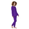 Purple Glitter Artwork Print Women's Pajamas-grizzshop