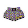 Purple Guava Print Pattern Muay Thai Boxing Shorts-grizzshop