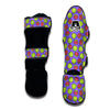 Purple Guava Print Pattern Muay Thai Shin Guards-grizzshop