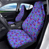 Purple Headphones Print Pattern Car Seat Covers-grizzshop