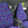 Purple Headphones Print Pattern Car Seat Covers-grizzshop