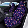 Purple Lightning Flashes Print Pattern Car Seat Covers-grizzshop