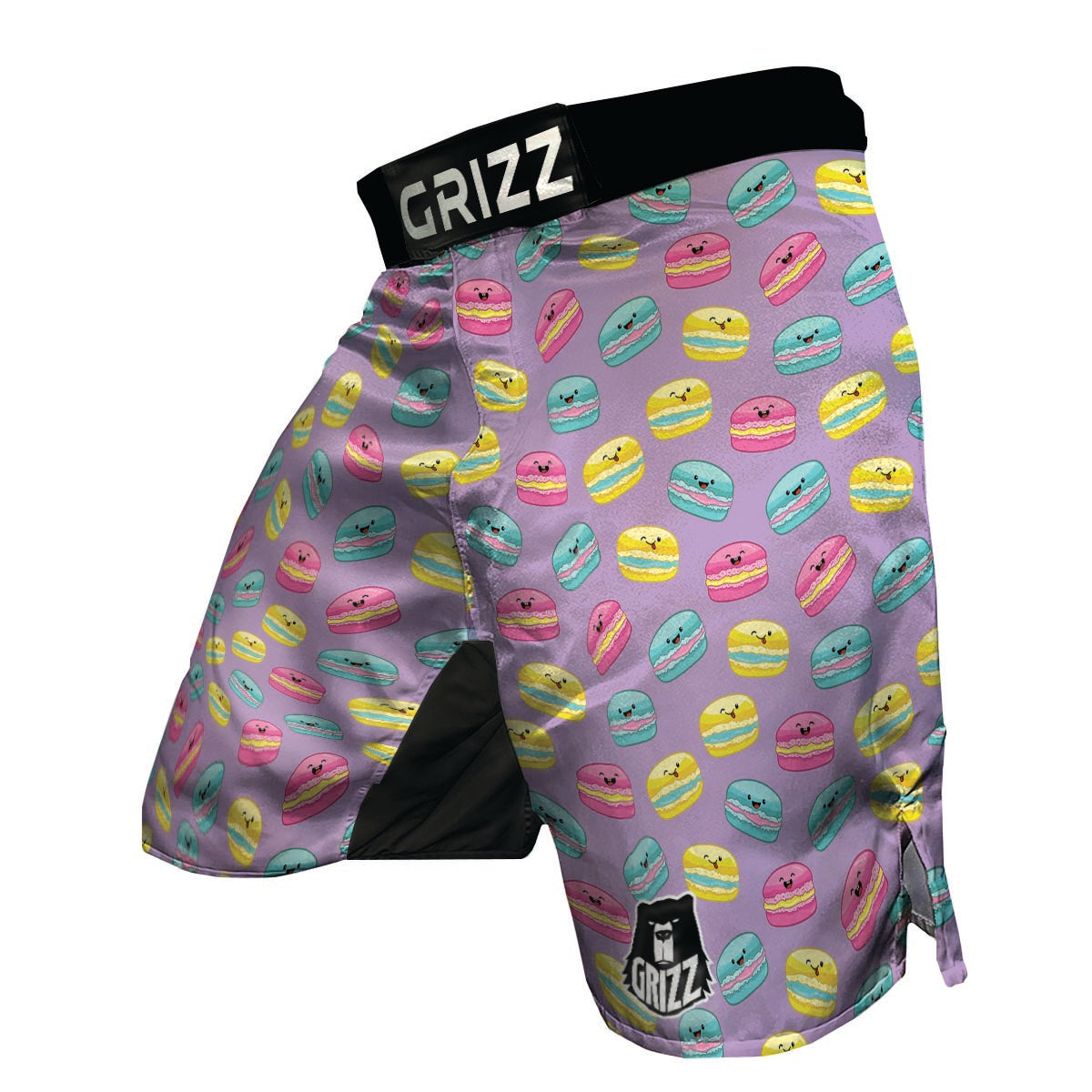 Purple Macaron MMA Shorts-grizzshop