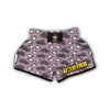 Purple Mangosteen Drawing Print Pattern Muay Thai Boxing Shorts-grizzshop