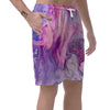 Purple Marble Men's Shorts-grizzshop