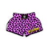 Purple Neon Leopard Muay Thai Boxing Shorts-grizzshop