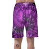 Purple Tie Dye Men's Shorts-grizzshop