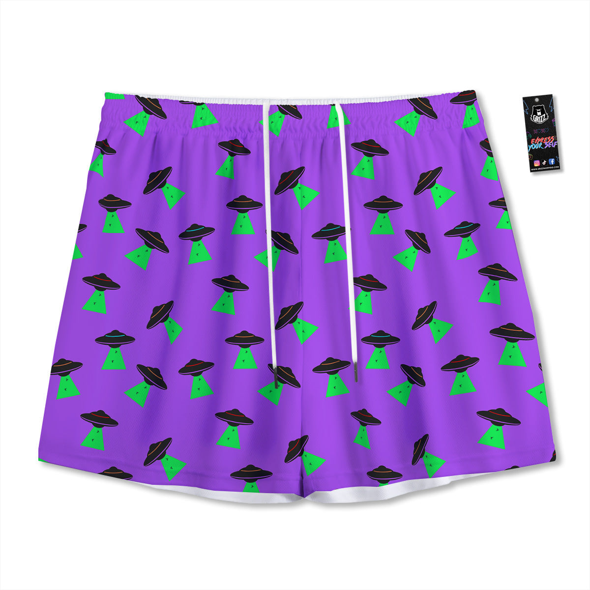 Saint Patrick's Day Cute Print Pattern Mesh Shorts