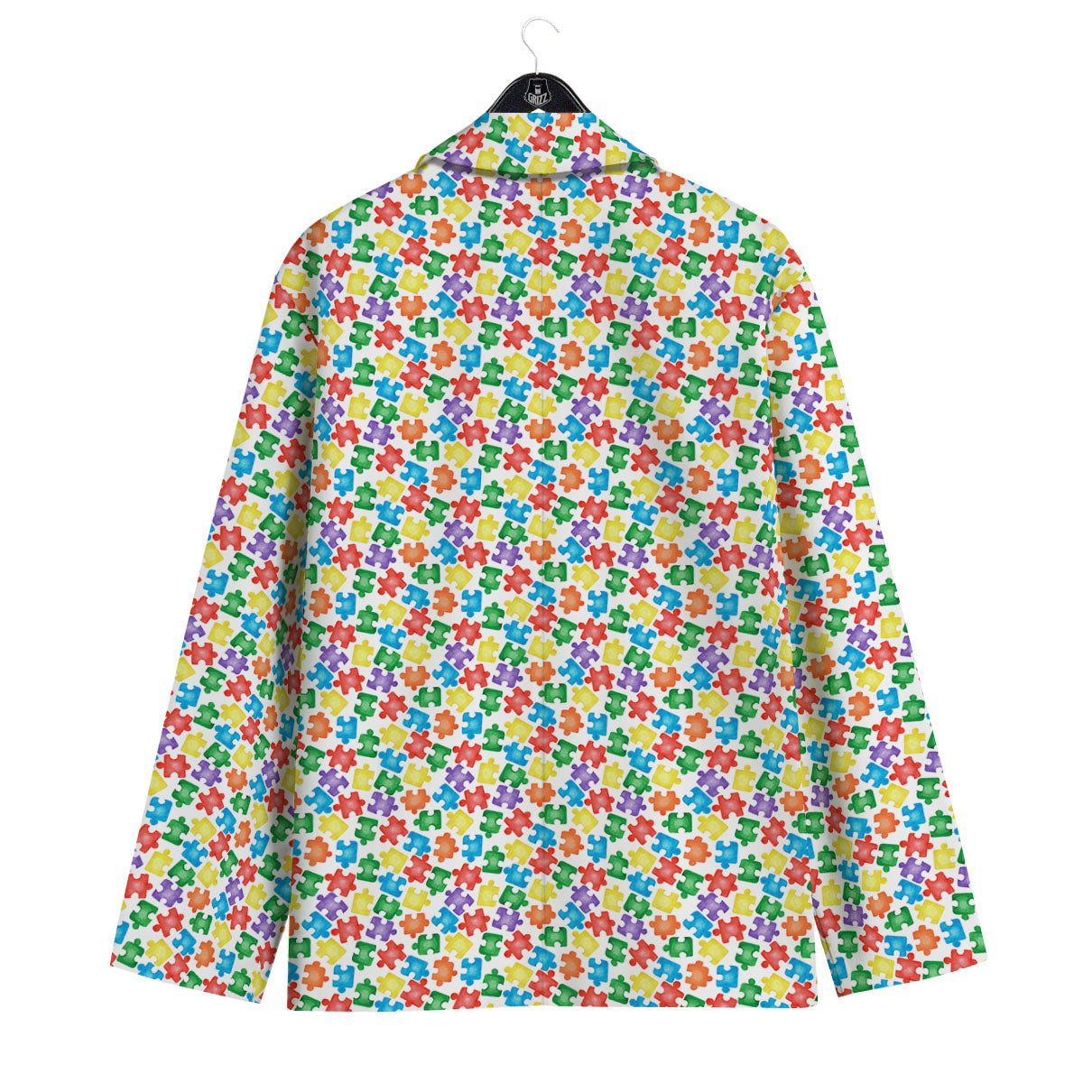 Puzzle Autism Awareness Print Men's Sport Coat-grizzshop