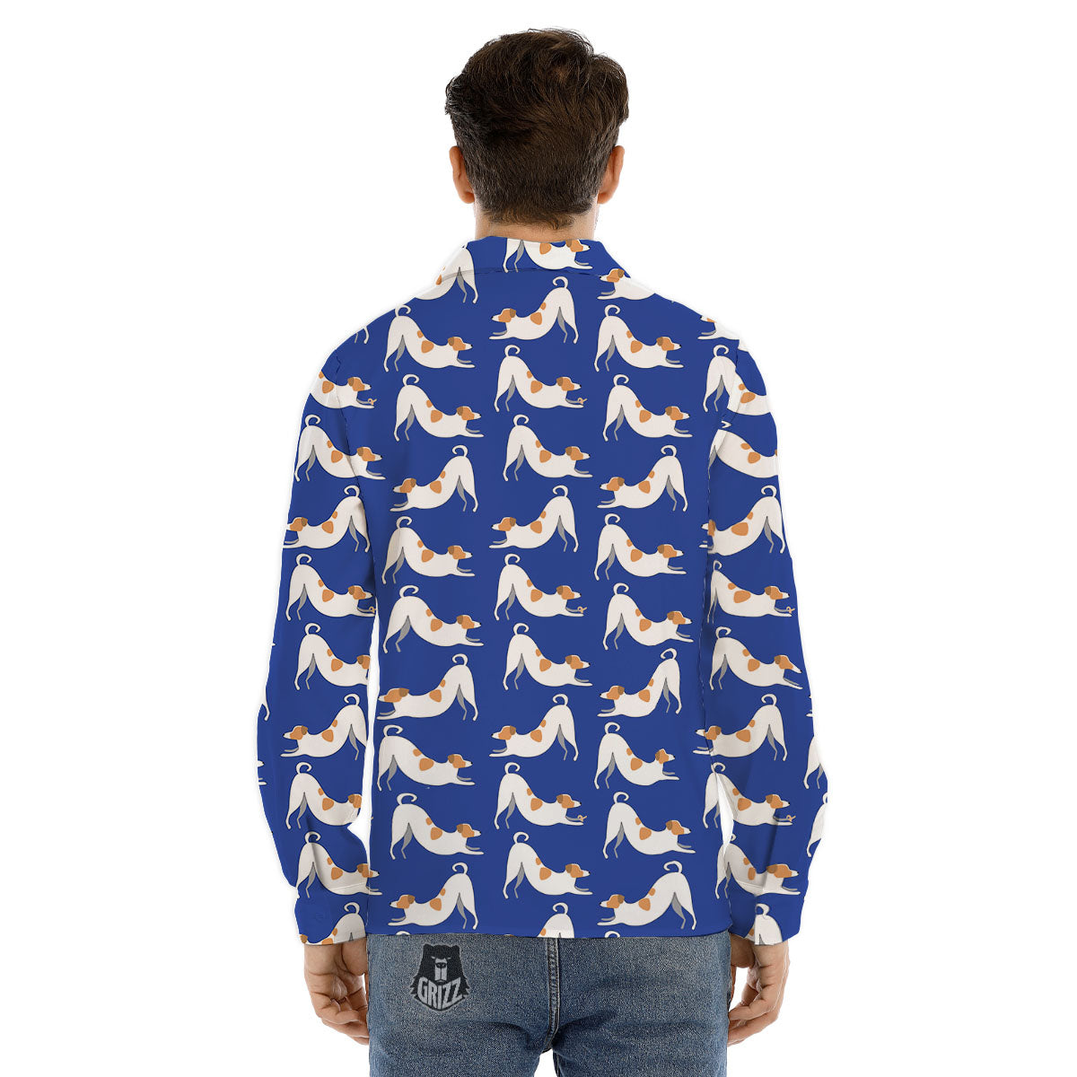 Puzzle Autism Awareness Print Pattern Men's Dress Shirts-grizzshop