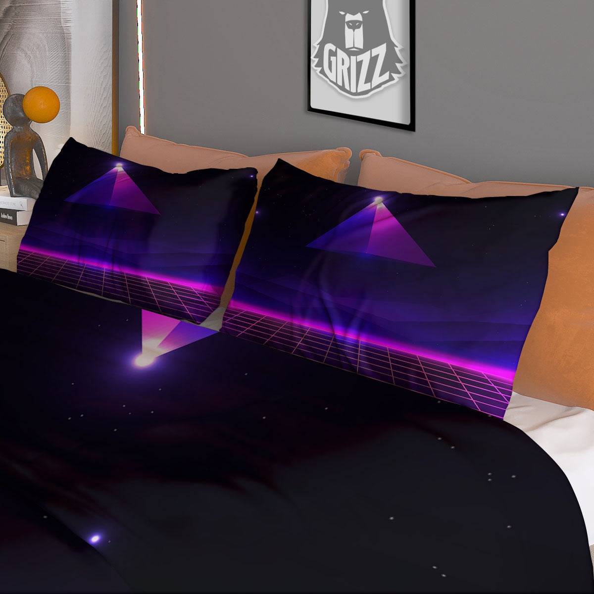 Psychedelic Optical Illusion Twinkle Duvet Cover Bedding Set