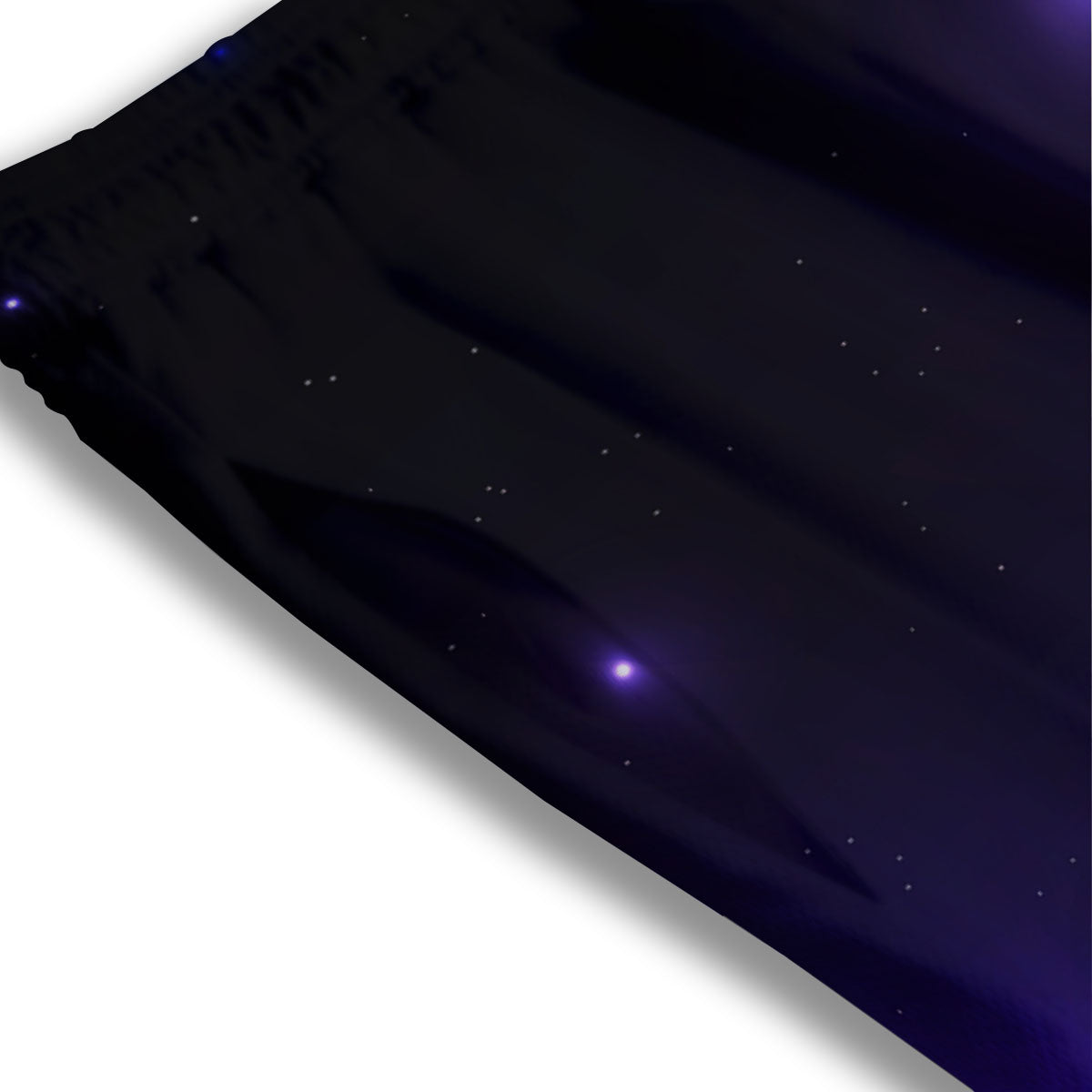 Pyramid Cloud Purple Print Mesh Shorts