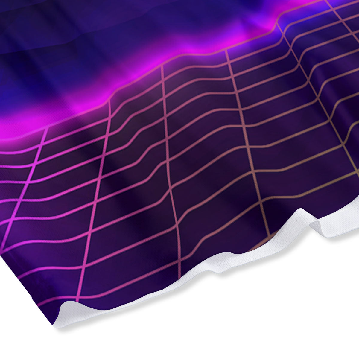 Pyramid Cloud Purple Print Mesh Shorts