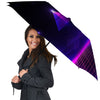 Pyramid Cloud Purple Print Umbrella-grizzshop