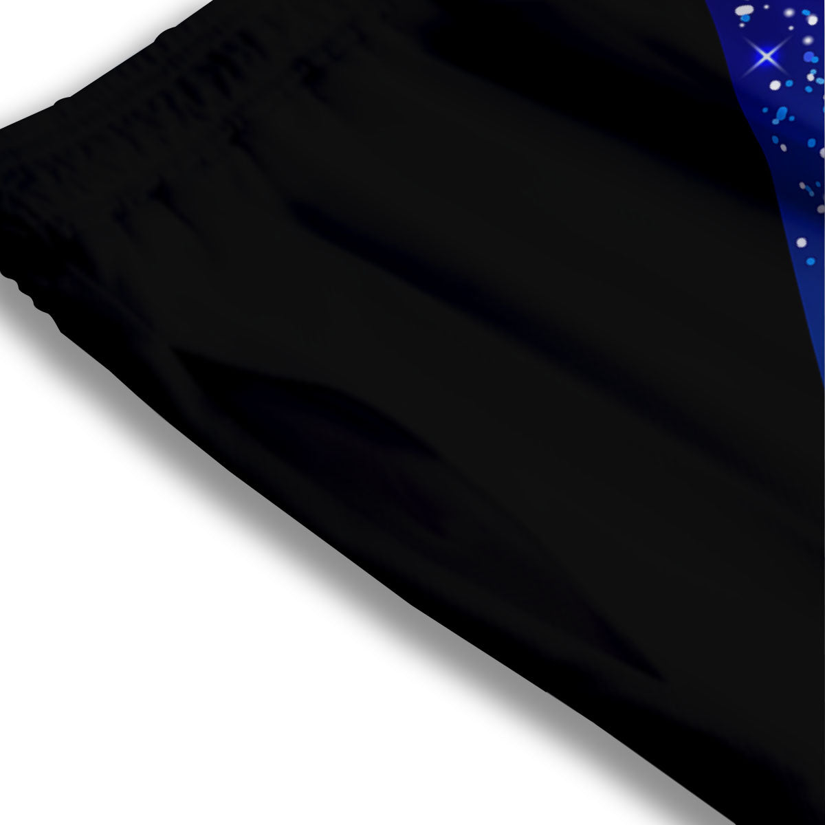 Pyramid Galaxy Print Mesh Shorts