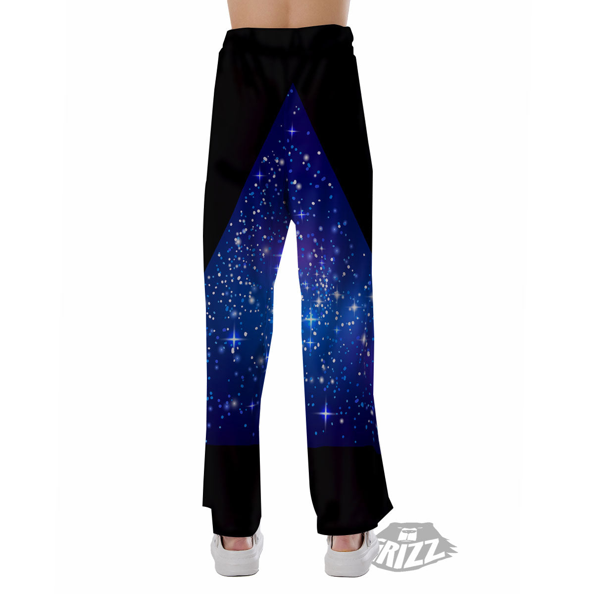 Pyramid Galaxy Print Pajama Pants-grizzshop