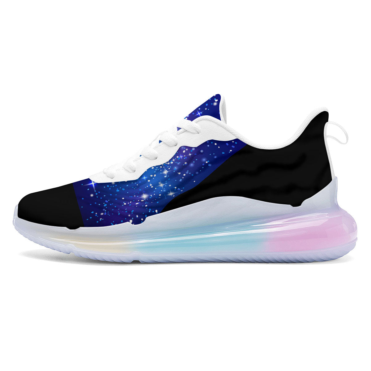 Pyramid Galaxy Print Running Sneakers-grizzshop