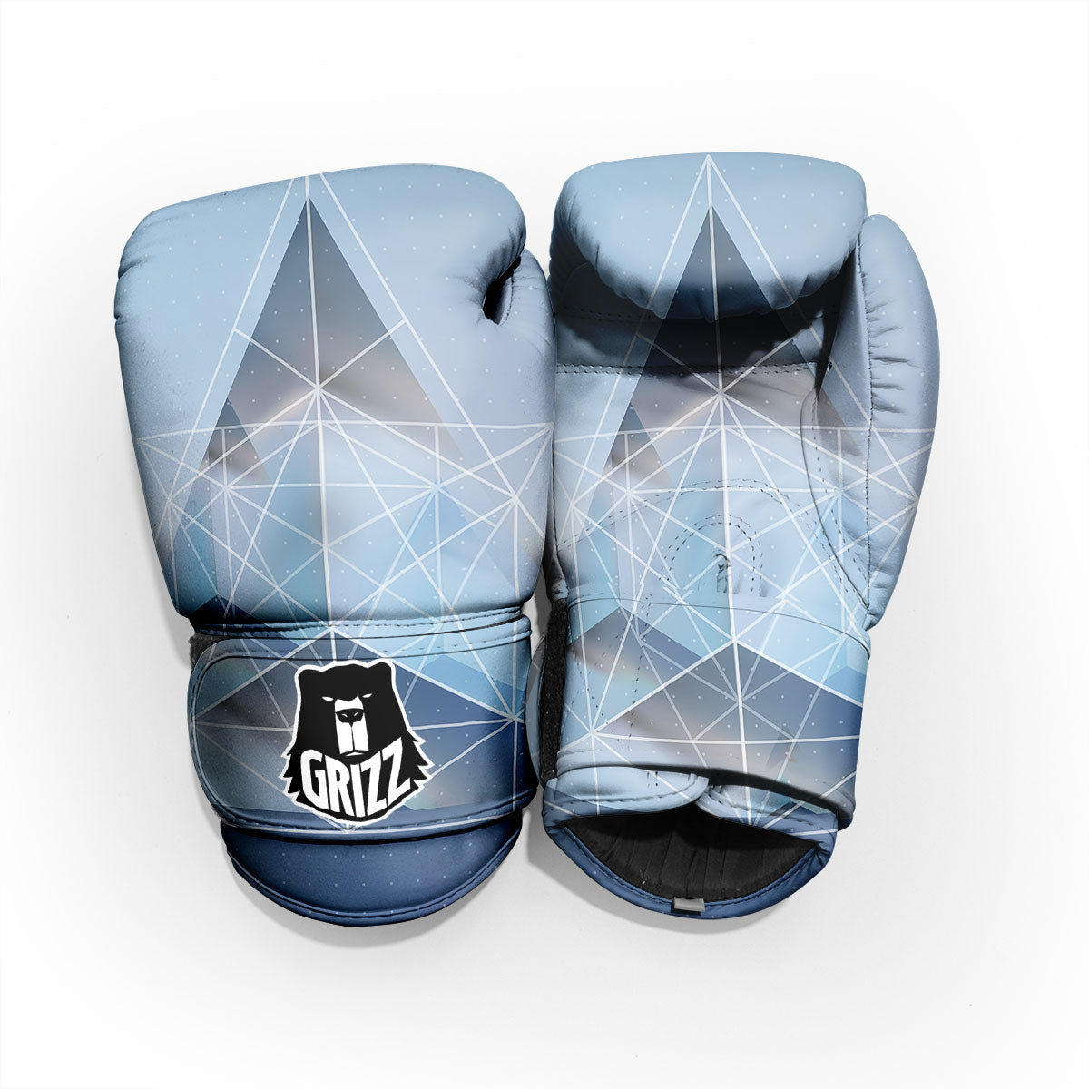 Pyramid Geometric Print Pro Boxing Glove