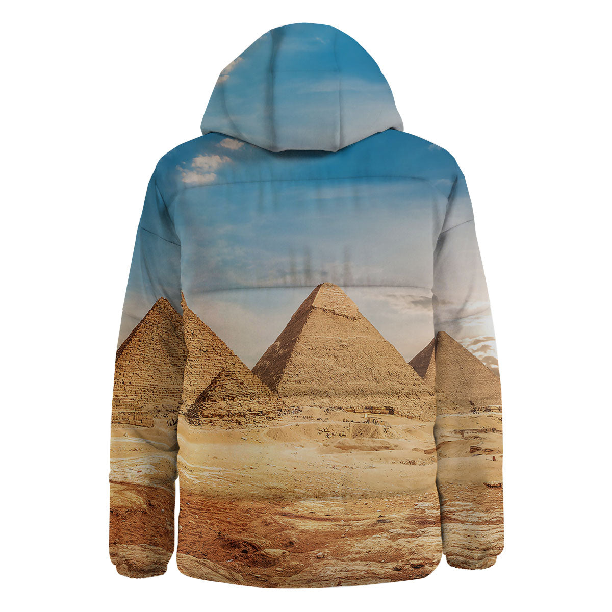 Pyramid Giza Print Down Jacket-grizzshop