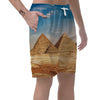 Pyramid Giza Print Men's Shorts-grizzshop