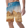 Pyramid Giza Print Men's Shorts-grizzshop