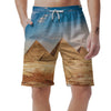 Pyramid Giza Print Men's Shorts-grizzshop