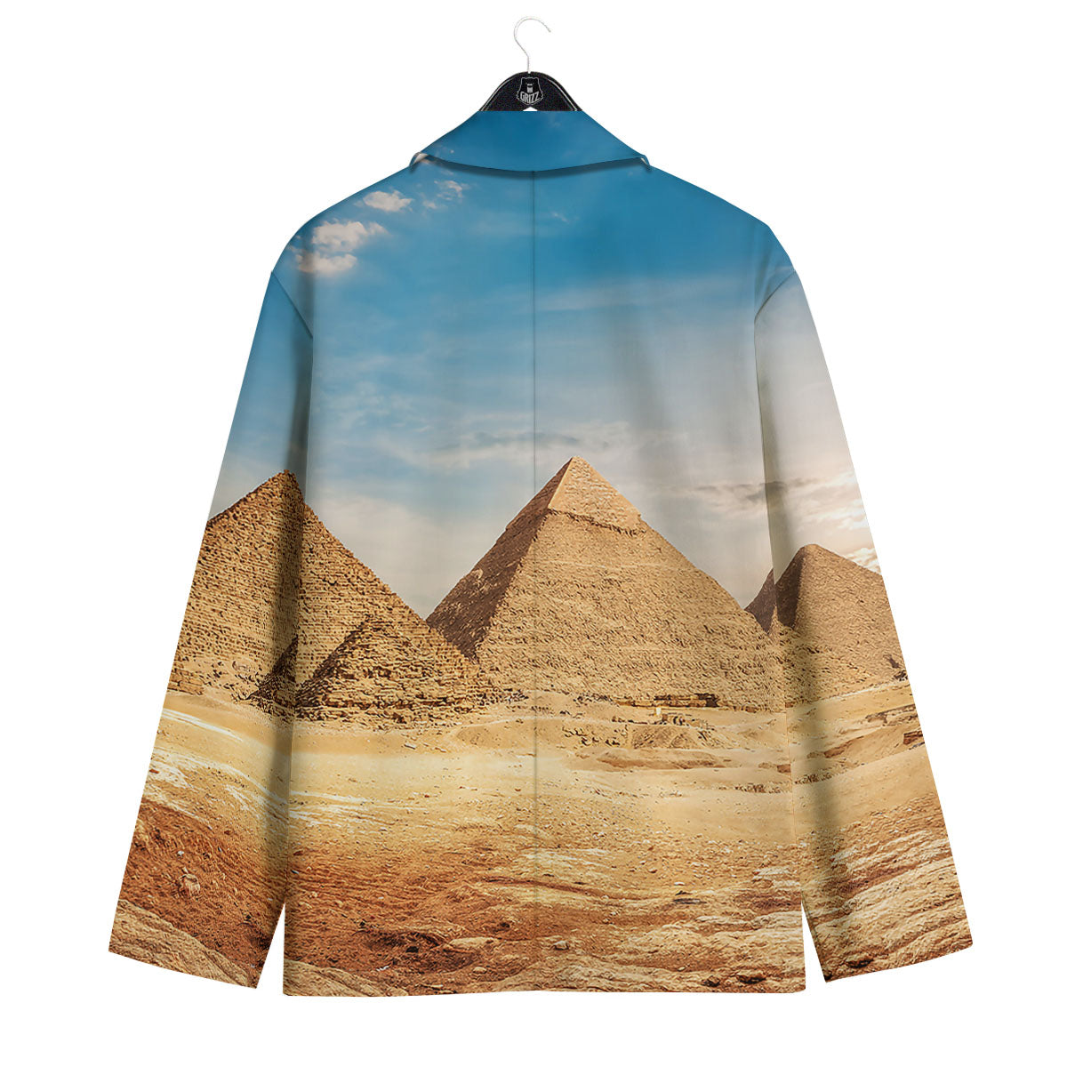 Pyramid Giza Print Men's Sport Coat-grizzshop